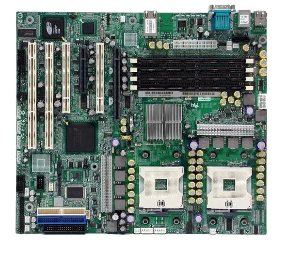 Intel Intel SE7525GP2 E7525 Dual Xeon Socket 604 ATX server motherboard — product photo