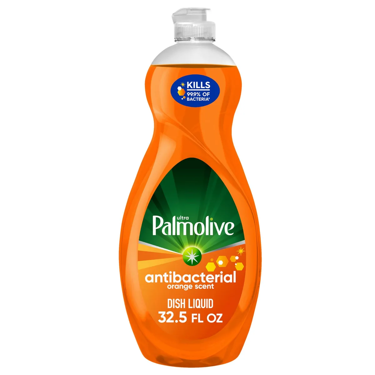 White 32.5 fl oz bottle of Palmolive Ultra antibacterial dish soap