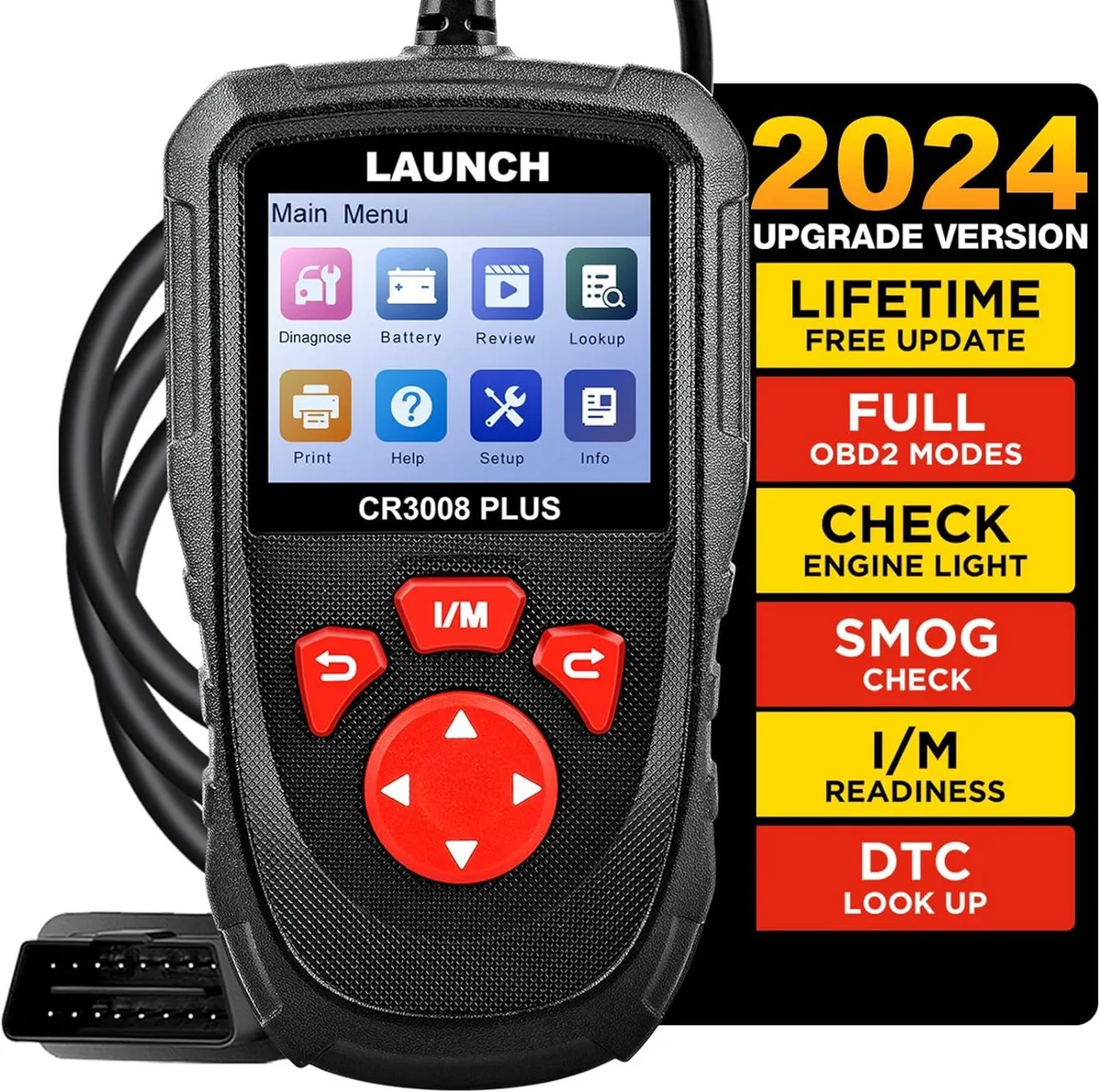 TAURKENAM TAURKENAM CR3008 Plus OBD2 Scanner Diagnostic Tool — product photo