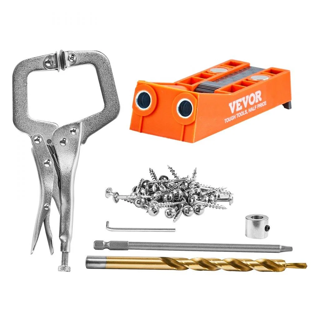 VEVOR VEVOR Pocket Hole Jig Kit 56 Pcs 9.8" C-clamp — product photo