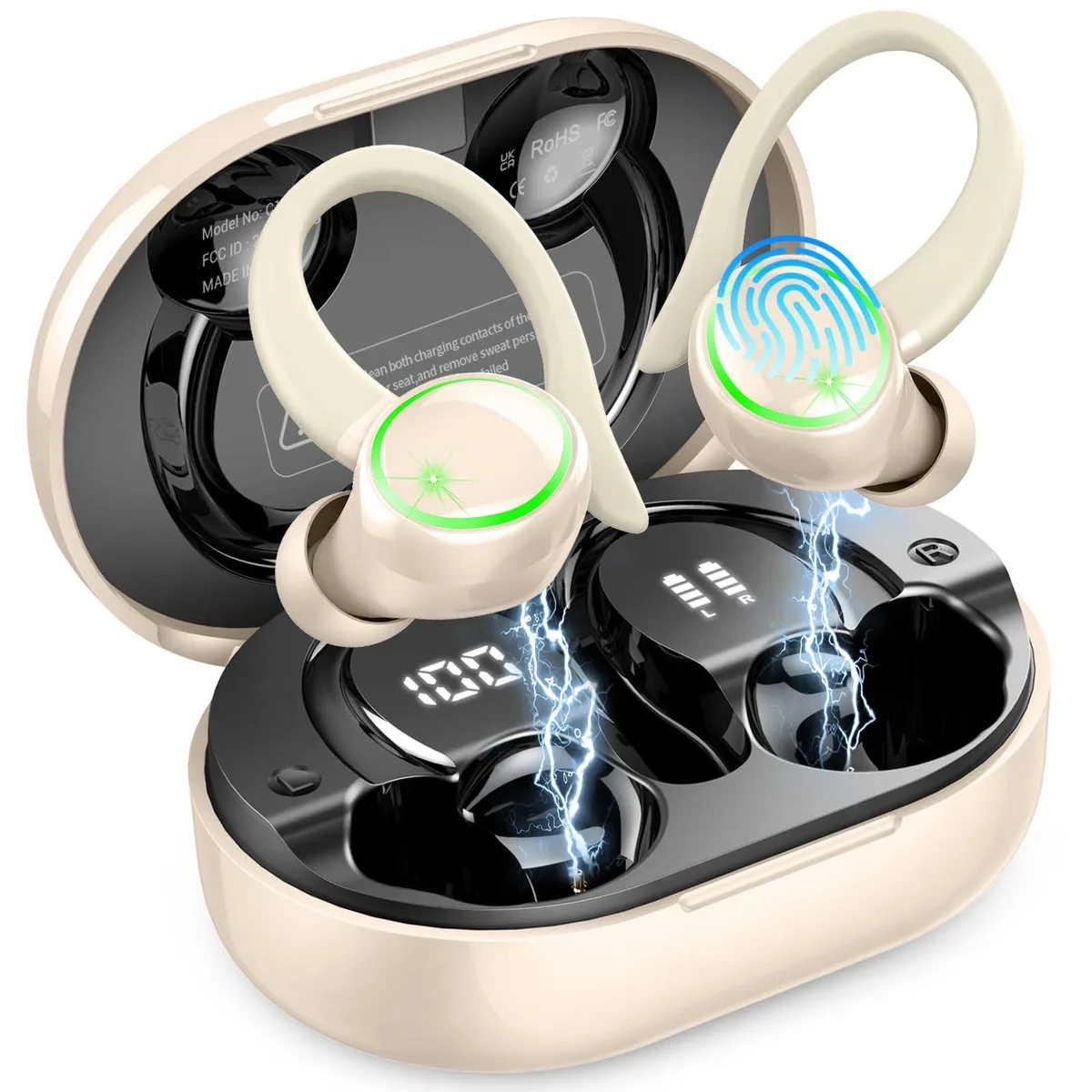 No Sew No Sew Matast C16 Bluetooth 5.4 in-ear headphones off-white — product photo