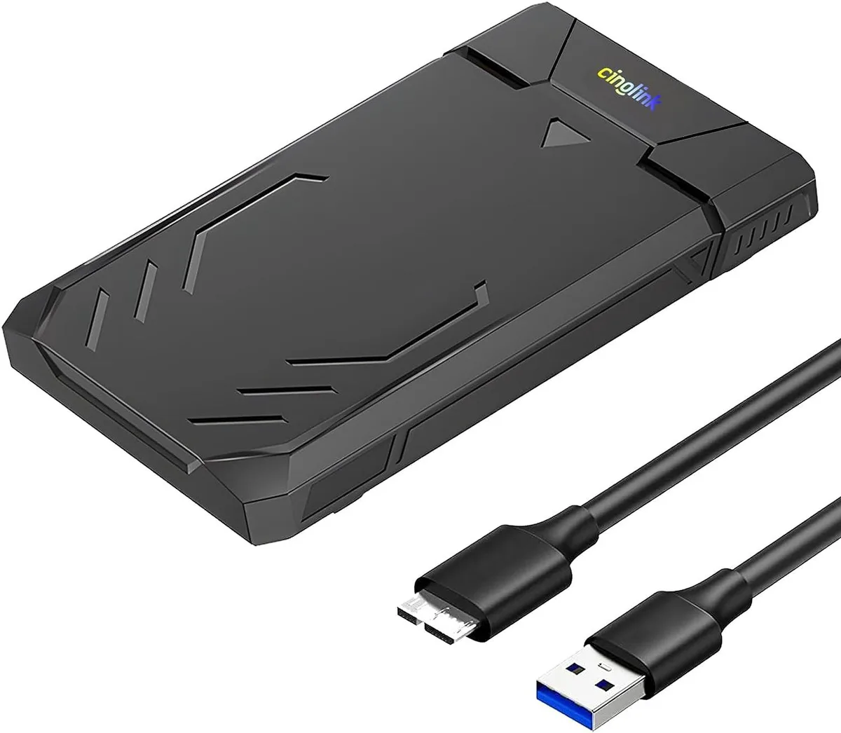Goldfo Goldfo 2.5" SATA USB 3.0 Drive Enclosure 9.5mm 7mm Tool-Free — product photo
