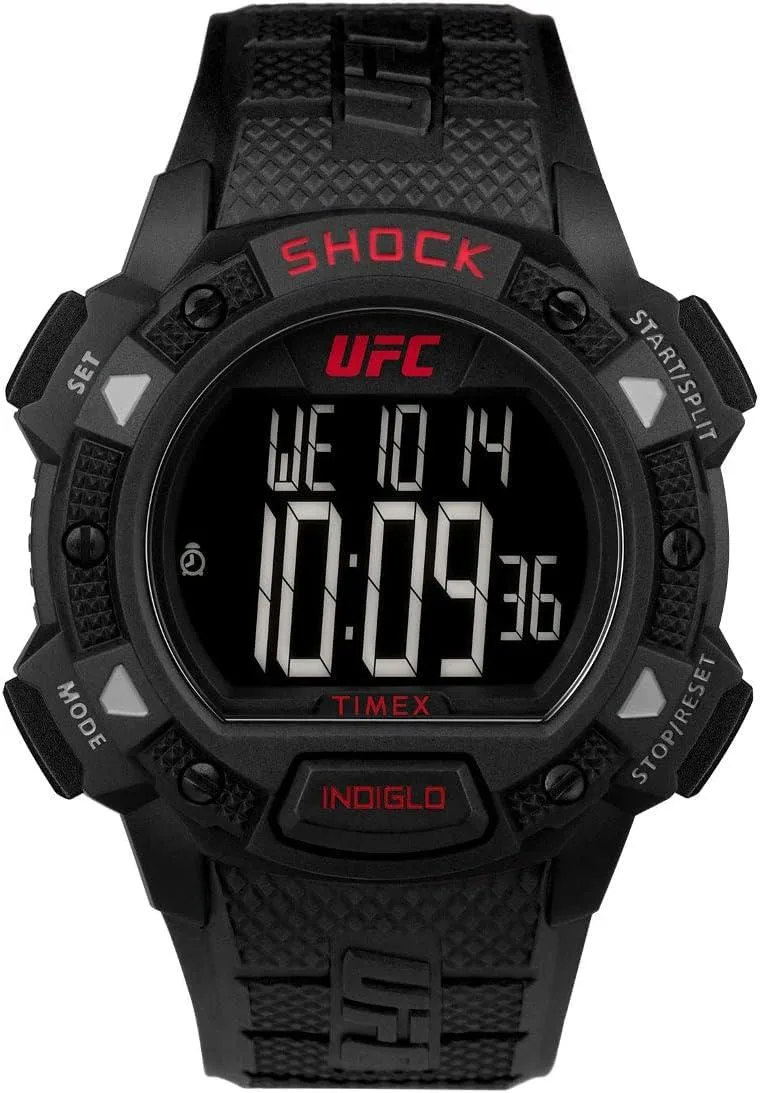 TIMEX TIMEX UFC Core Shock Digital 45mm Resin Watch — product photo