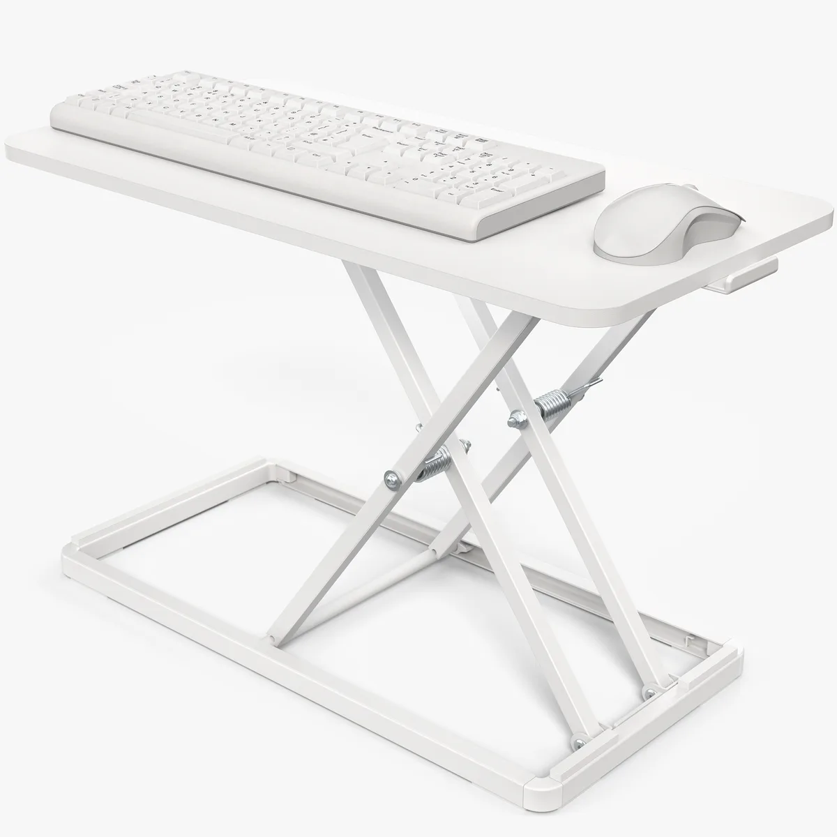 VIVO VIVO White 24" Scissor-Lift Keyboard Riser 11 lbs — product photo