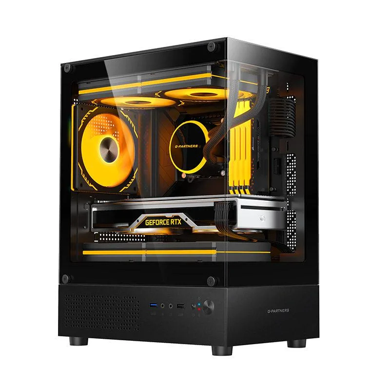 Gintol Gintol Micro ATX Mini ITX PC Case Black 240mm Watercooling Support — product photo