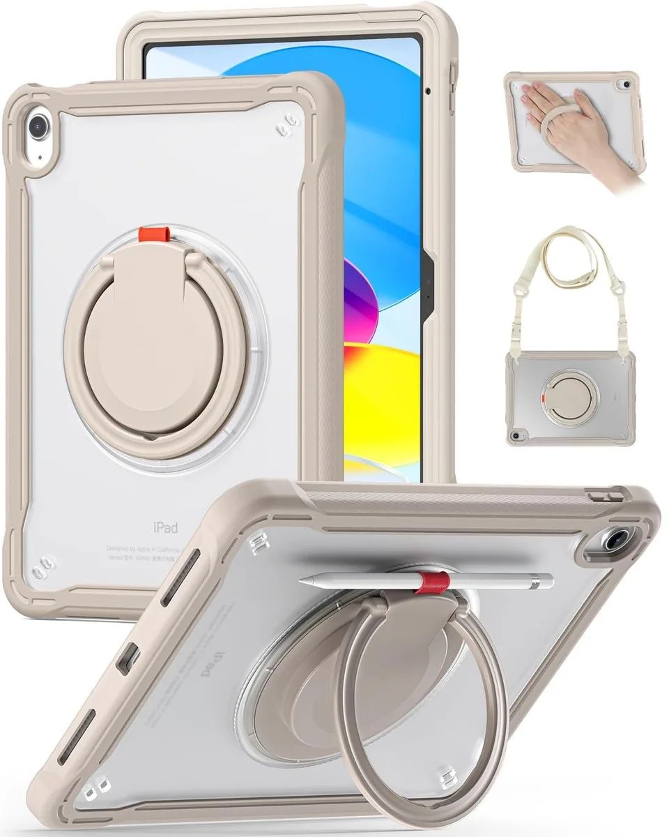 ARCTIC ARCTIC iPad 10th/11th Gen Case 10.9/11 inch 2022/2025 360 Ring Stand Strap — product photo
