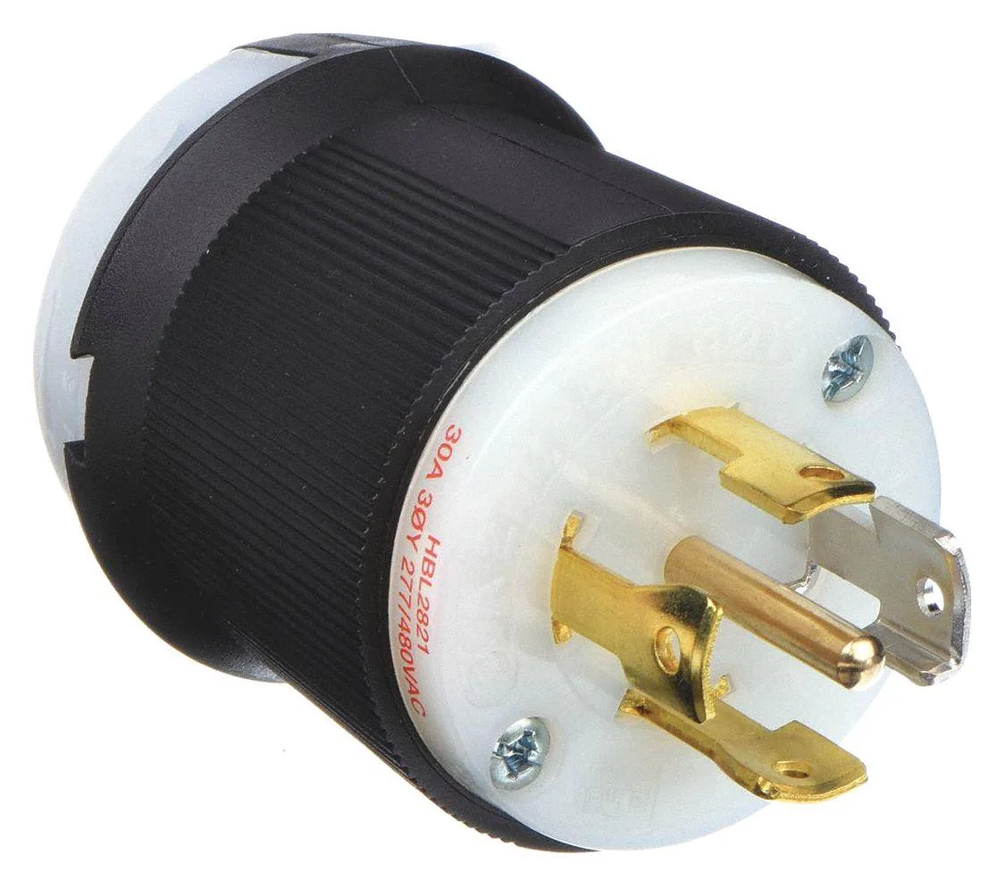 Hubbell Incorporated Hubbell Incorporated HBL2821 Locking Plug L22-30P 30 A 277/480V AC — product photo