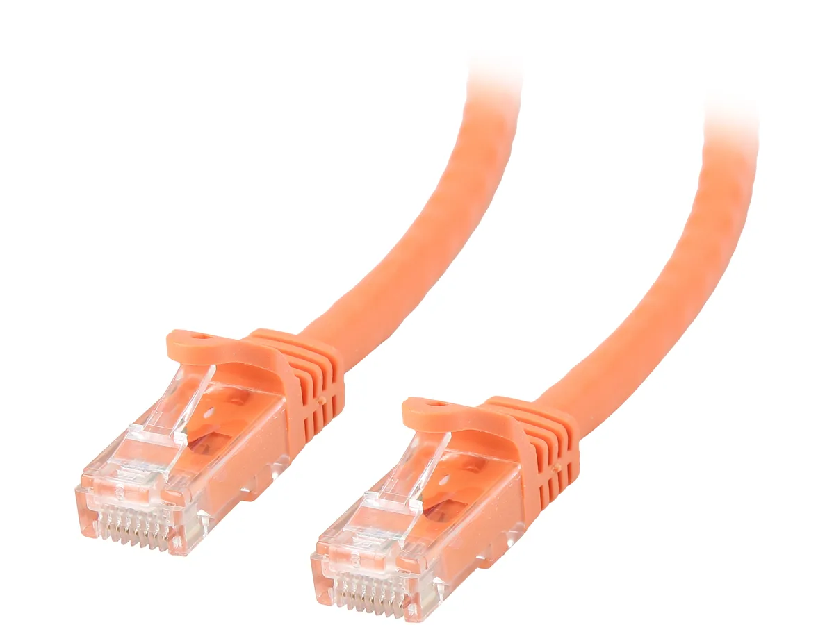 STARTECH STARTECH N6PATCH35OR Cat6 snagless network ethernet cable 35 ft orange — product photo