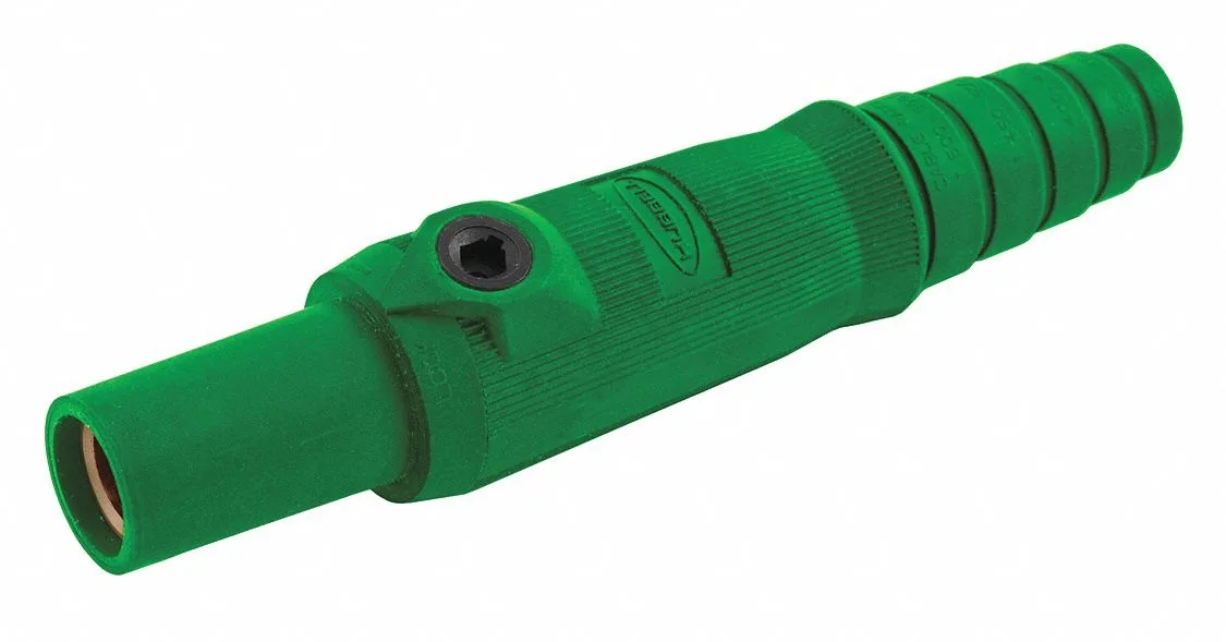 Hubbell Incorporated Hubbell HBL15FGN Connector Female Green 8-2 — product photo