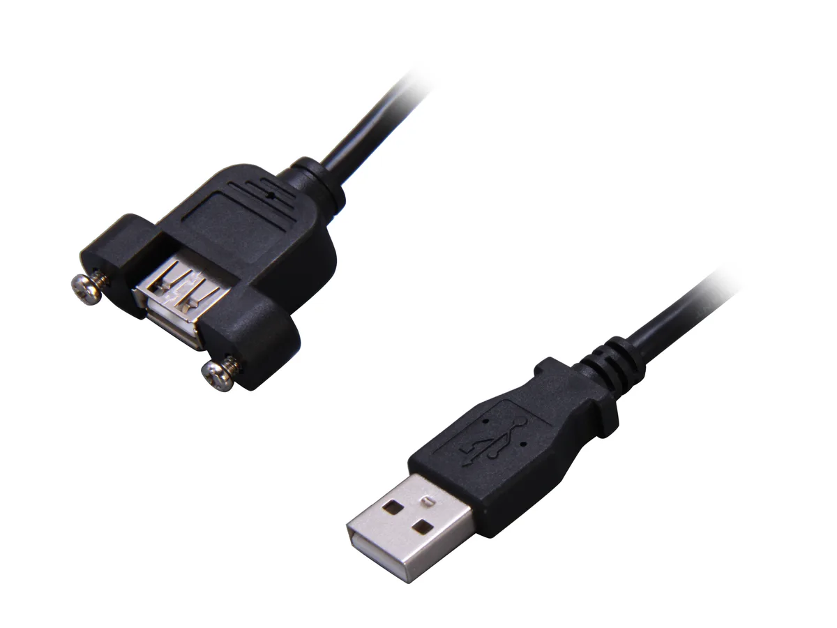 STARTECH STARTECH USBPNLAFAM1 USB cable A to A panel mount 1 ft — product photo