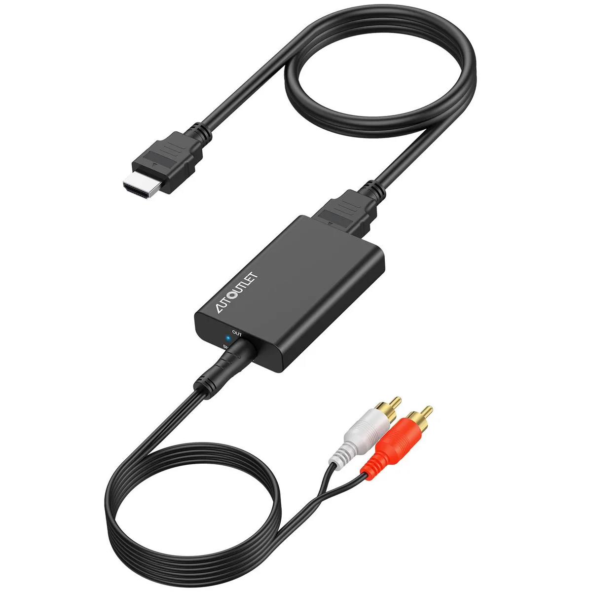  AUTOUTLET ZIXEFU156DES HDMI ARC to 3.5mm Audio Extractor CEC — product photo