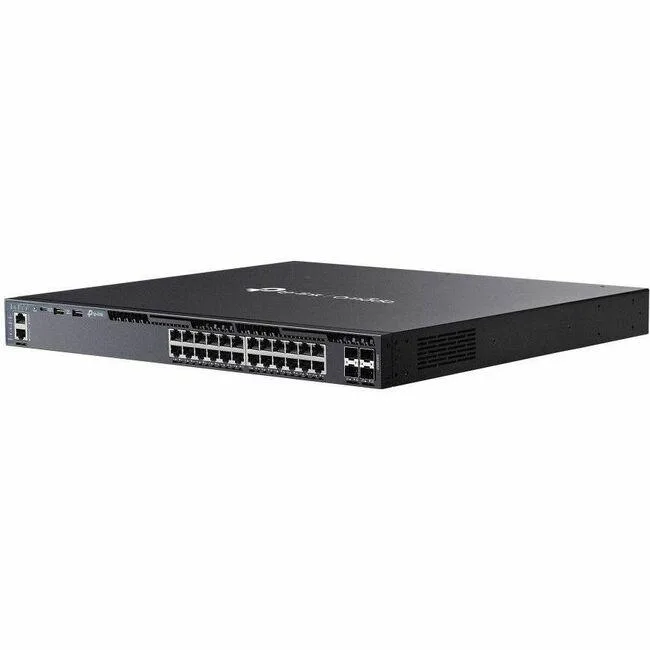 TP-Link TP-Link Omada 24-Port Gigabit Stackable L3 Managed PoE+ Switch with 4 10G Slots — product photo