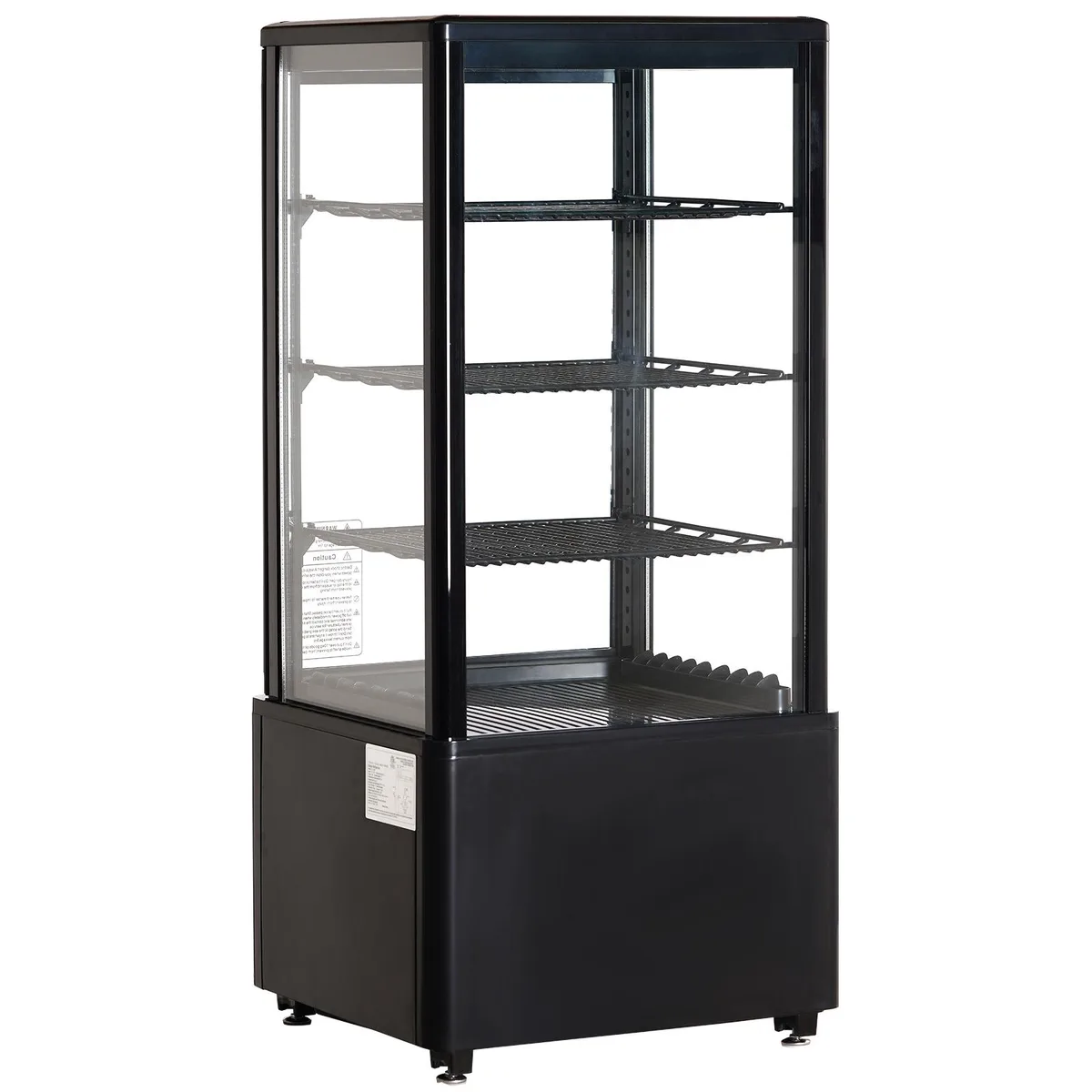 VEVOR VEVOR 3 cu ft 85L Countertop Refrigerated Display Case 3-Tier LED TURBO Cooling Locked Door — product photo