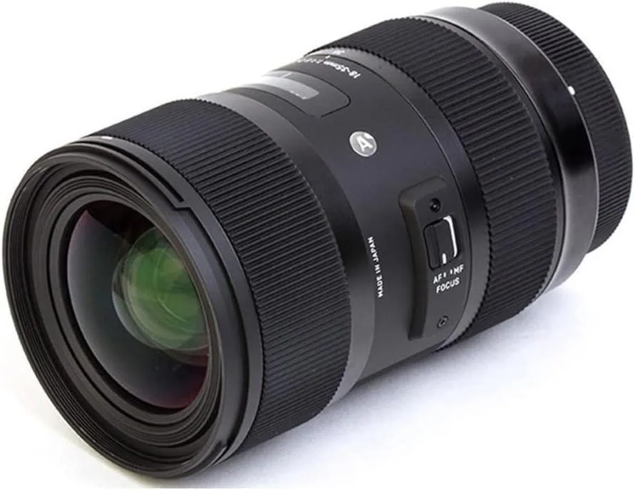 SIGMA SIGMA 18-35mm f/1.8 Art DC HSM Canon EF 210101 camera lens — product photo