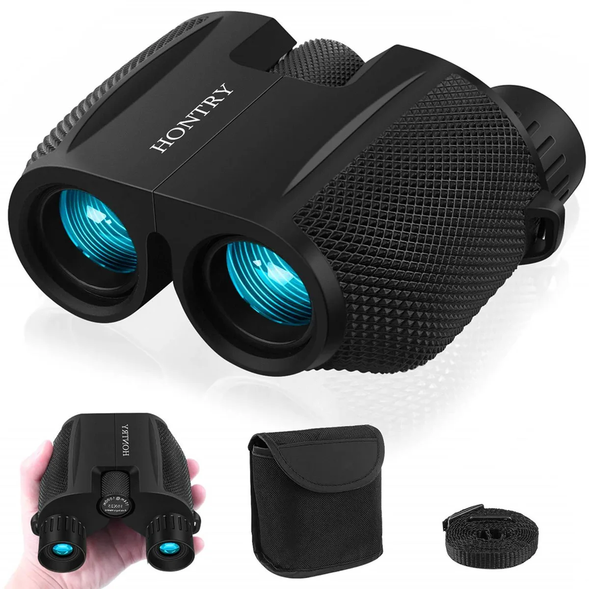  Hontry 8111 10x25 Porro Prism Binoculars — product photo