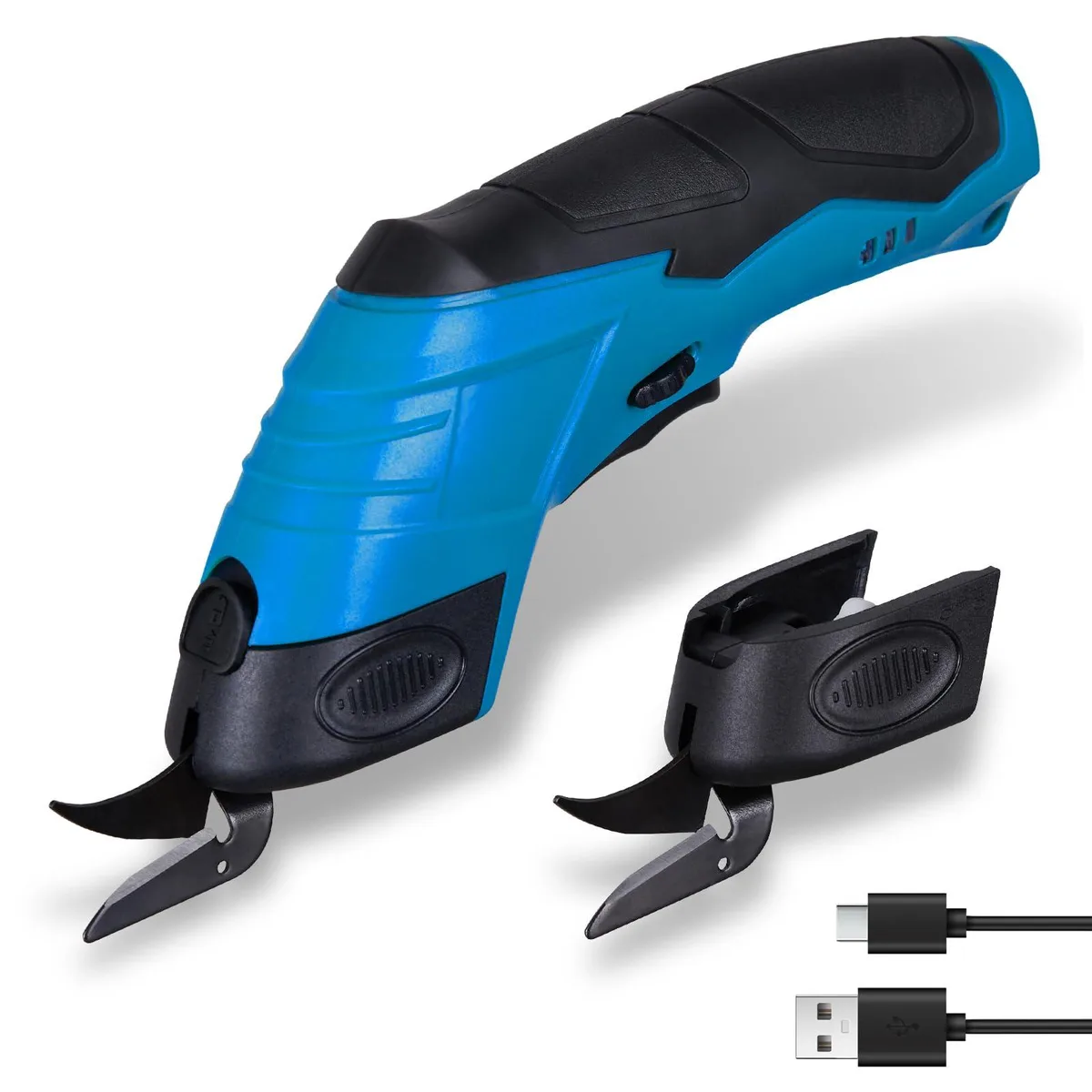  Lumvraneo Y4006 Cordless Electric Scissors 10000RPM 34h USB-C — product photo