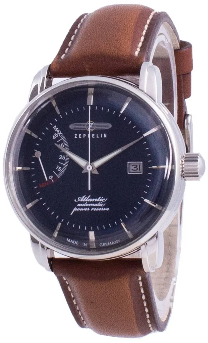 Graf Zeppelin Graf Zeppelin Atlantik 8462-3 Blue Dial Leather Automatic Watch — product photo