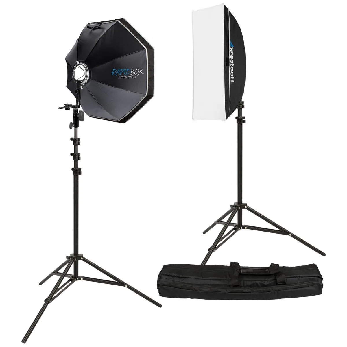Westcott Westcott Rapid Box Switch 2-Light Softbox Kit Black 13.3 lbs — product photo