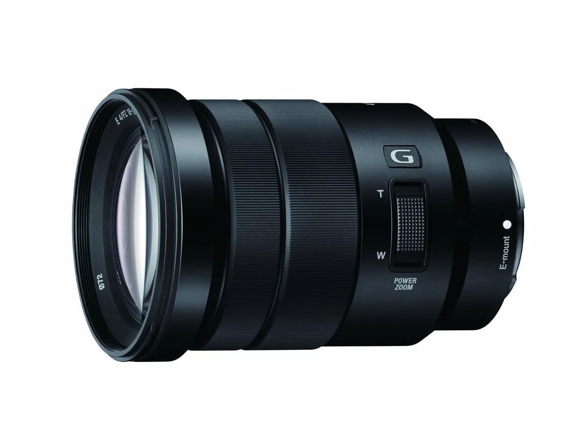 Sony Sony E PZ 18-105mm f/4 G OSS camera lens — product photo