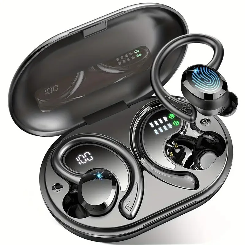 NO. NO. Wireless 5.3 Earbuds Cover Black — product photo