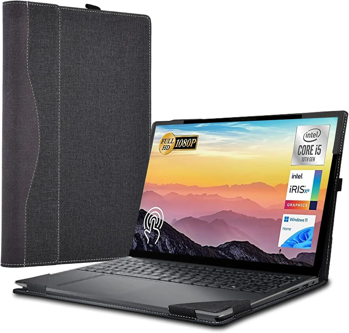 BONAEVER BONAEVER 15.6 inch Hard Case Black for Dell Inspiron Vostro 3000 Series — product photo