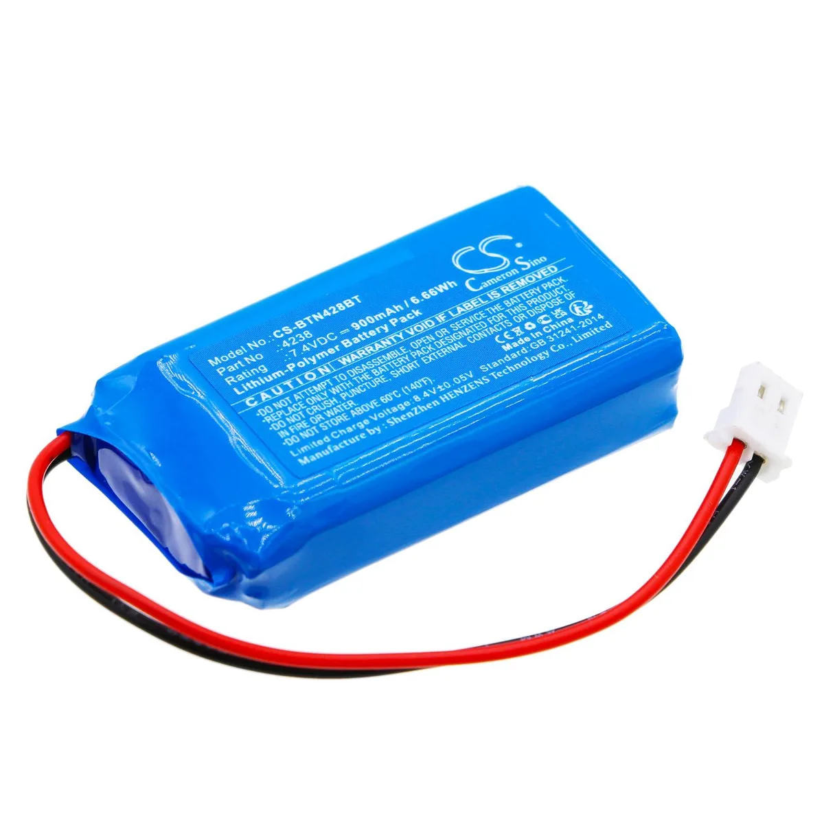  Cameron Sino Standard Battery for Bticino 4216 4280 900mAh 7.4V — product photo