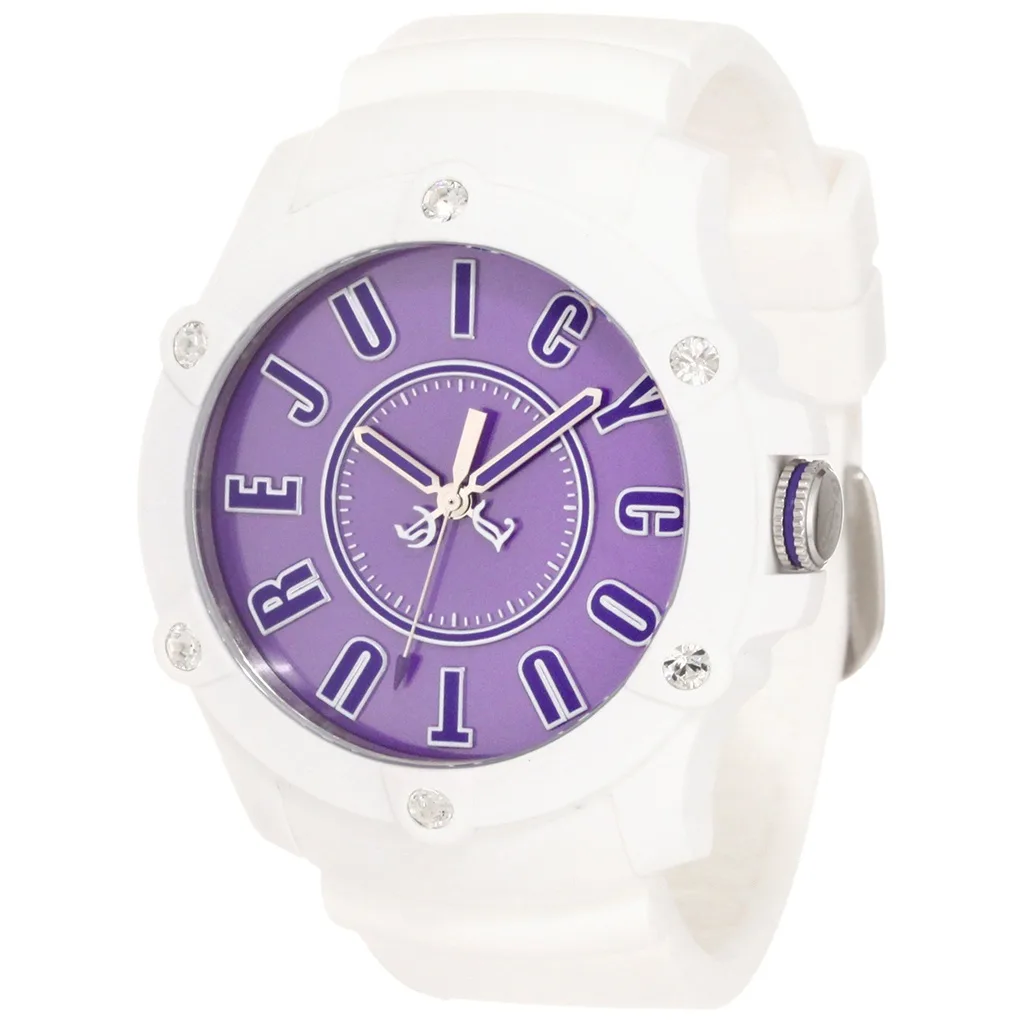 Juicy Couture Juicy Couture 1900907 Purple Rubber Watch 41mm 21mm Band 3ATM — product photo
