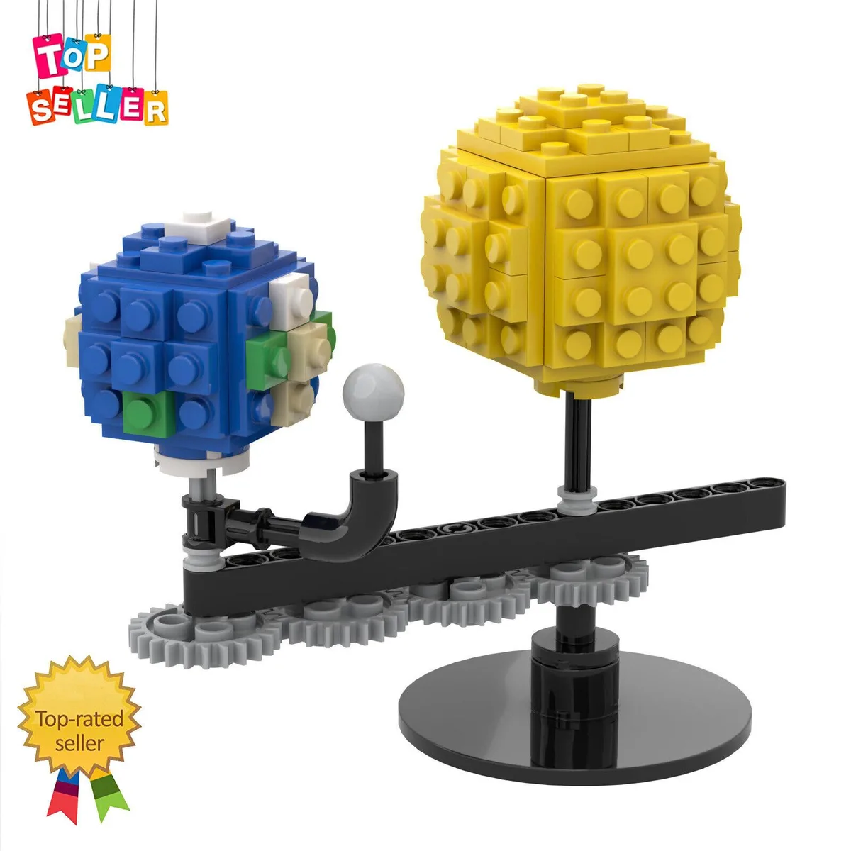 ZITIANYOUBUILD ZITIANYOUBUILD Mini Earth and Sun Model Kit Building Toys Set MOC — product photo