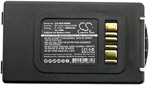NShi NShi 5200mAh 3.7V Li-ion Battery for Datalogic Skorpio X3 X4 BT-0015 BT-0016 94ACC0046 94ACC0048 — product photo