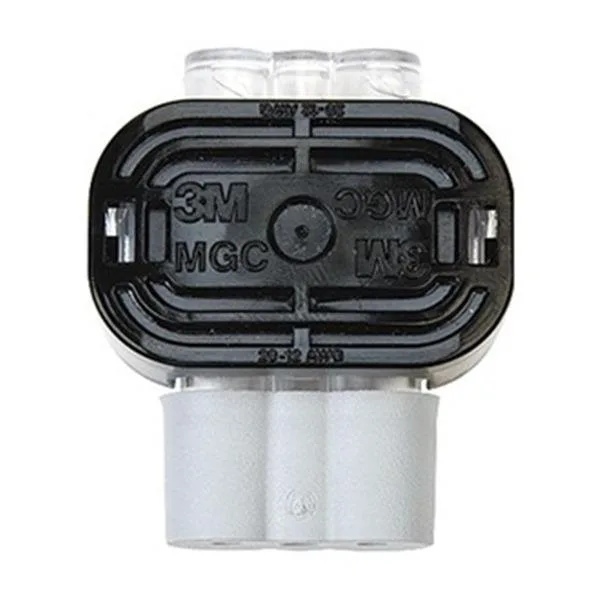 Black moisture-resistant wire connector with gel fill, pack of 100
