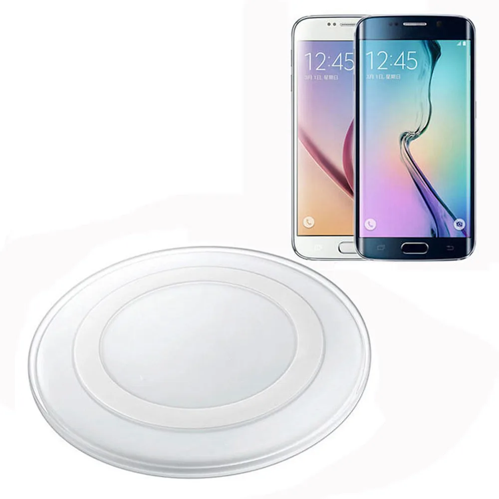 Shine Future Co. LTD Shine Future Co. LTD Transparent White Wireless Charging Pad with Cable — product photo