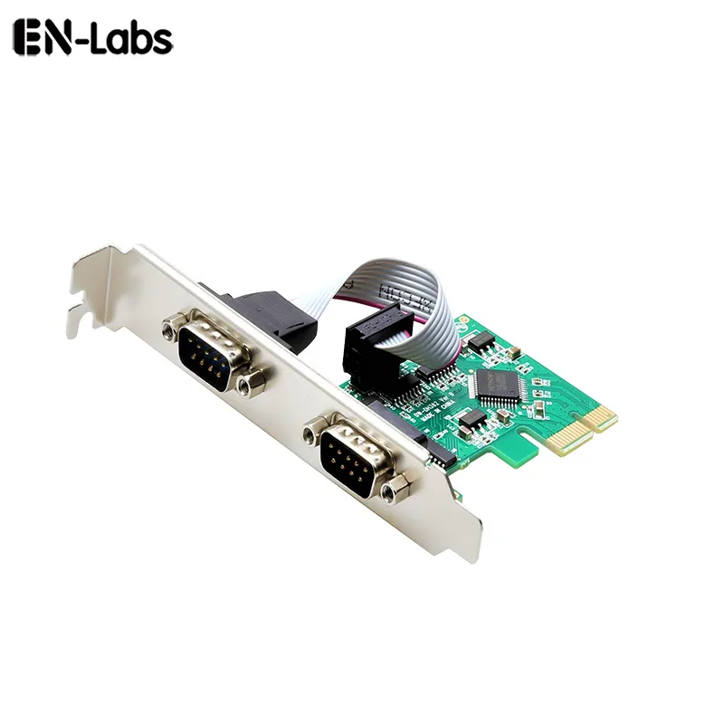 EN-Labs EN-Labs PCIE22DB9V2 2 Port RS-232 DB9 PCIe x1 Expansion Card — product photo