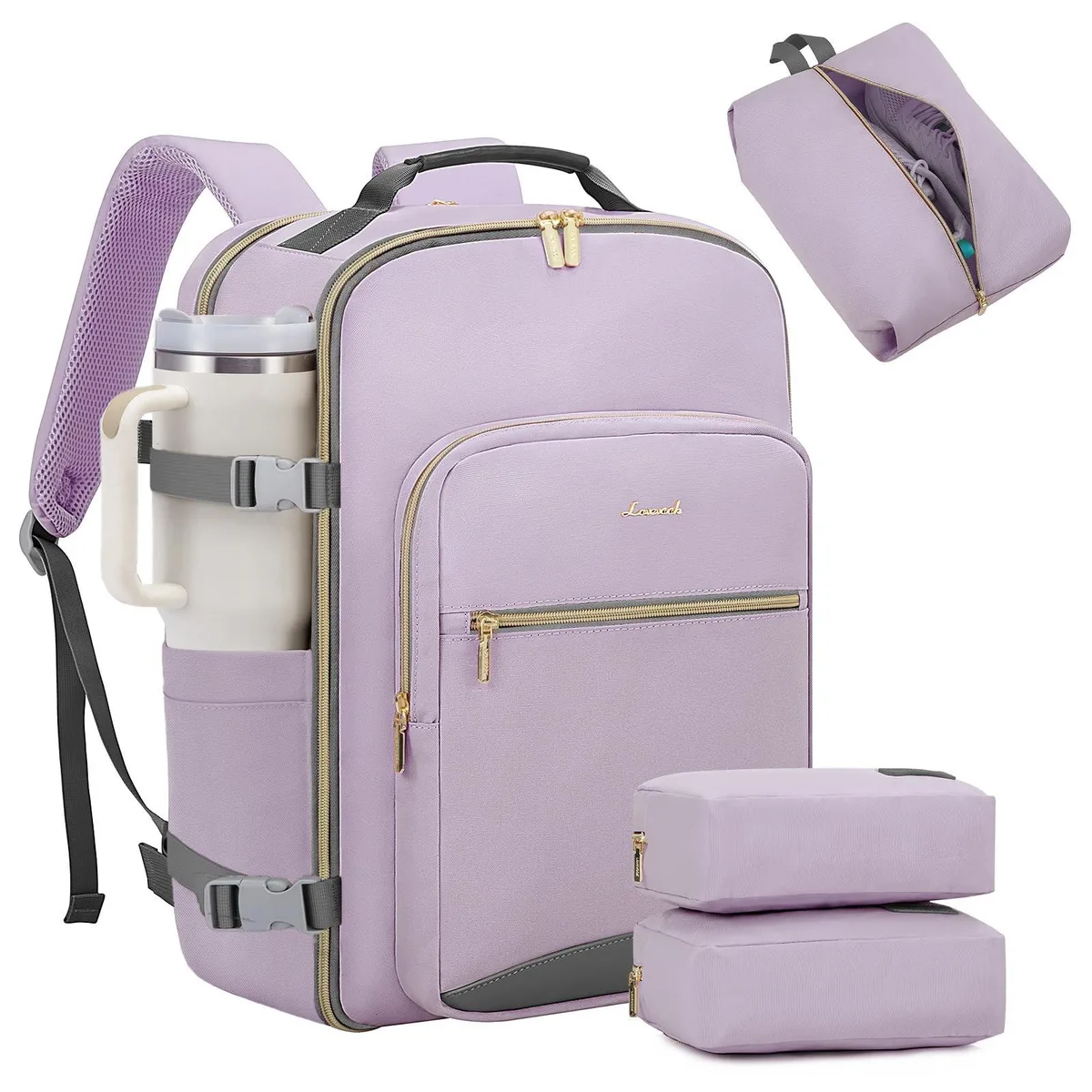 Avantalk Avantalk 2 in 1 accessory 40L 17.3 inch Light Purple-Grey — product photo