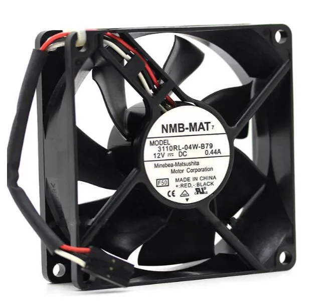 Fans Fans 3110RL-04W-B79Size 8025 12V 0.44A case fan — product photo