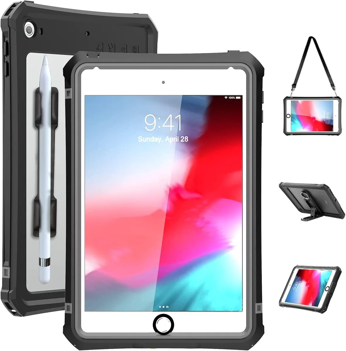Werleo Werleo iPad Mini 4/5 Waterproof Hard Case Clear 7.9" IP68 — product photo