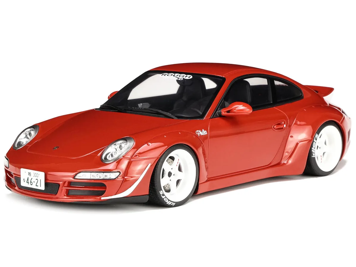 GT Spirit GT Spirit 2021 Porsche 911 RWB AKA Phila Red 1/18 hobby collectible — product photo