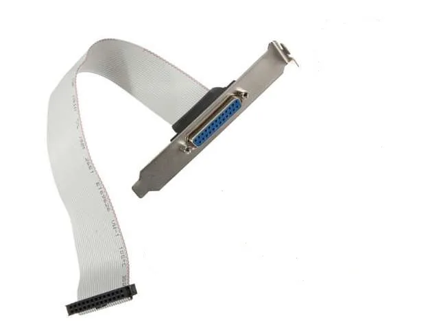 TeKit TeKit 25Pin Parallel LPT Printer Port Bracket to Motherboard 25 Pin Female Cable Adapter 10.6 inch — product photo