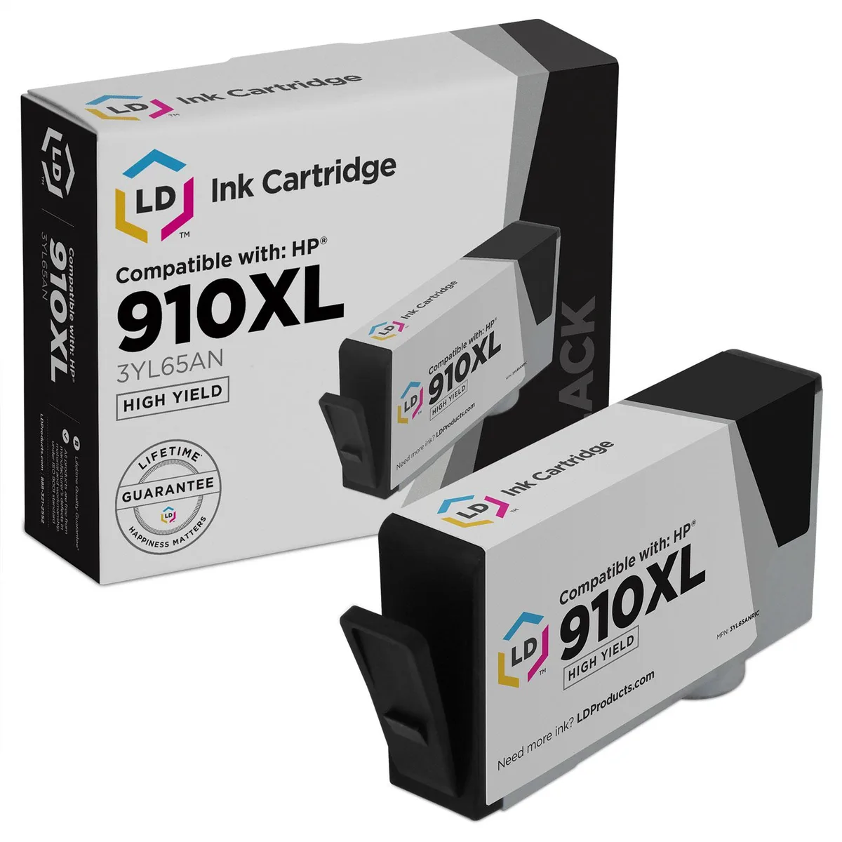 LD Products LD Products Remanufactured Ink Cartridge for HP 910XL 3YL65AN High Yield Black — product photo
