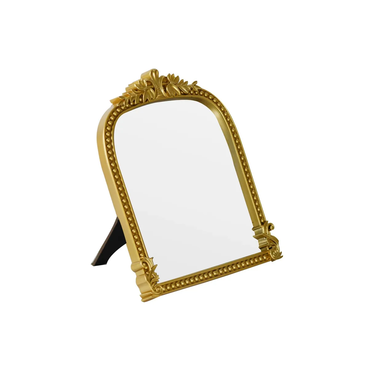  LuHeToz Gold Plastic Arched Makeup Mirror 10.6x8.6 inch — product photo