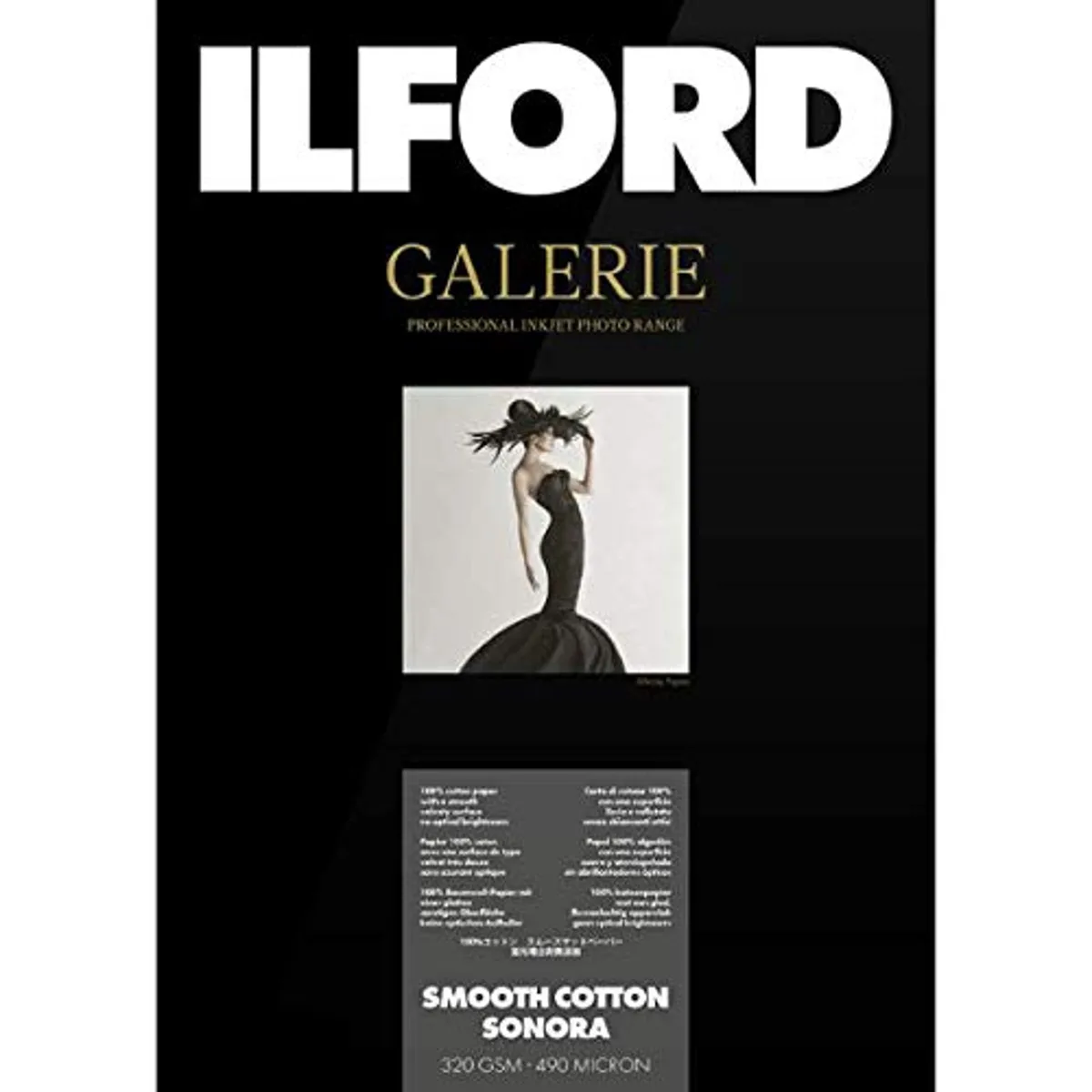 Ilford Ilford GALERIE Smooth Cotton Sonora 320 gsm 6x4" 50 sheets paper — product photo