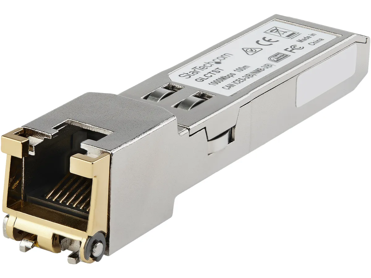 STARTECH STARTECH SFP1GTEMCST SFP transceiver 1000BASE-T RJ-45 100m — product photo