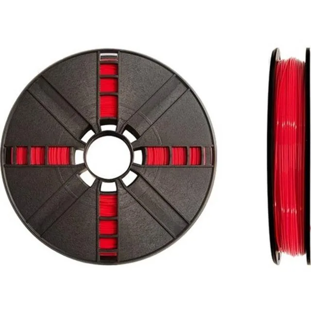 Red PLA filament on a spool 1.75mm 1.8mm