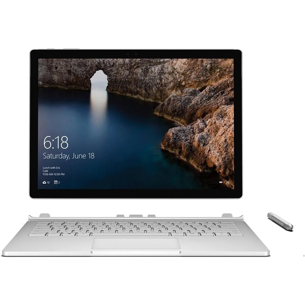 Microsoft Microsoft Surface Book CR9-00013 13.5" Touch i5-6300U 8GB 128GB SSD Silver — product photo