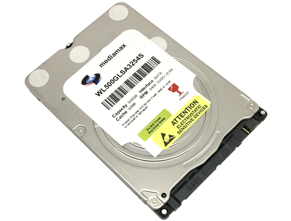 GoHardDrive GoHardDrive WL 500GB 32MB 5400RPM SATA 6.0Gb/s 7mm 2.5" laptop hard drive — product photo