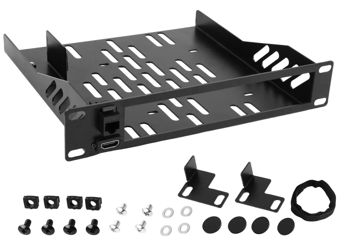  Freejia 10-inch 1U Rack Mount Shelf with RJ45 &amp; HDMI — product photo