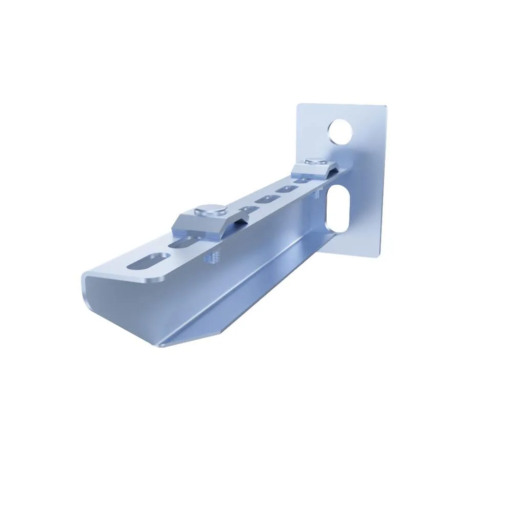 NavePoint NavePoint T-shaped Wall Mount Bracket 200mm 4 Pack Silver — product photo
