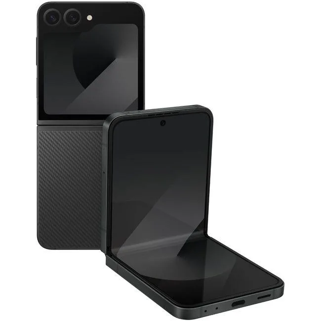 SAMSUNG SAMSUNG Galaxy Z Flip6 512GB Crafted Black cell phones - unlocked — product photo