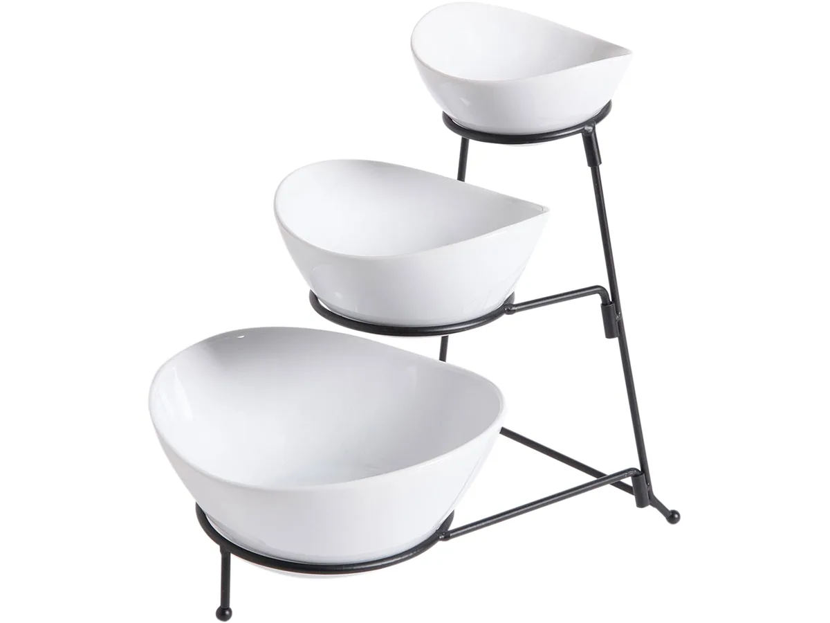 Gibson Overseas Gibson Overseas 92702.04 3 Tier Bowl Server Set Serveware — product photo
