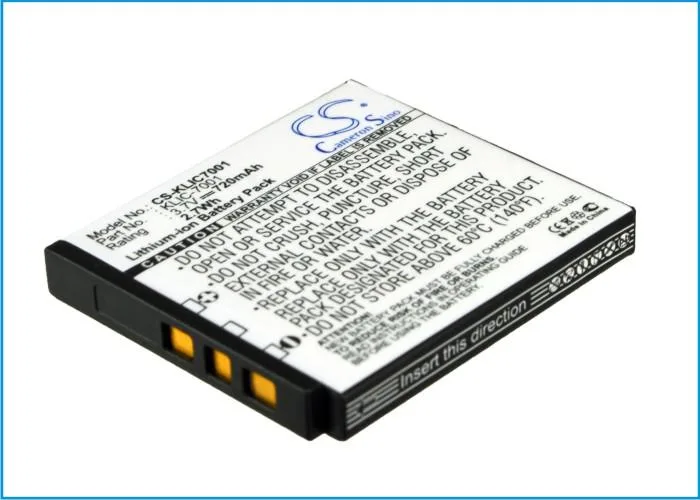 Cameron & Co Cameron & Co DS-CS-KLIC7001 camera battery Li-ion 0.72 Ah black — product photo