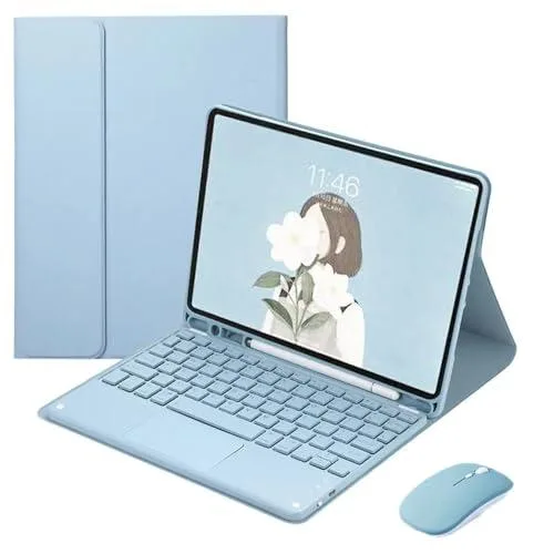 Timoom Timoom Keyboard Case Samsung Galaxy Tab A9+ 11 Inch Misty Blue — product photo